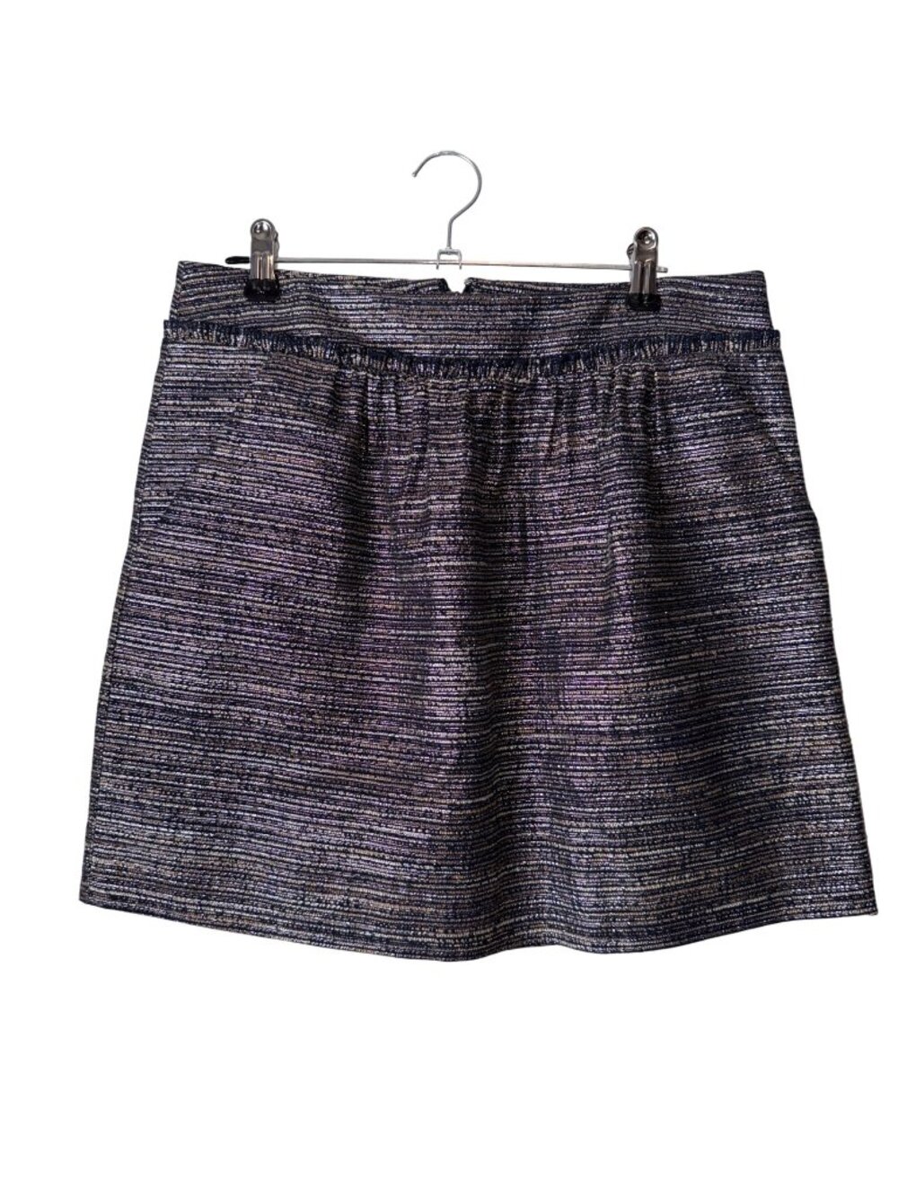 Gap Womens Metallic Striped Mini Skirt Size 2